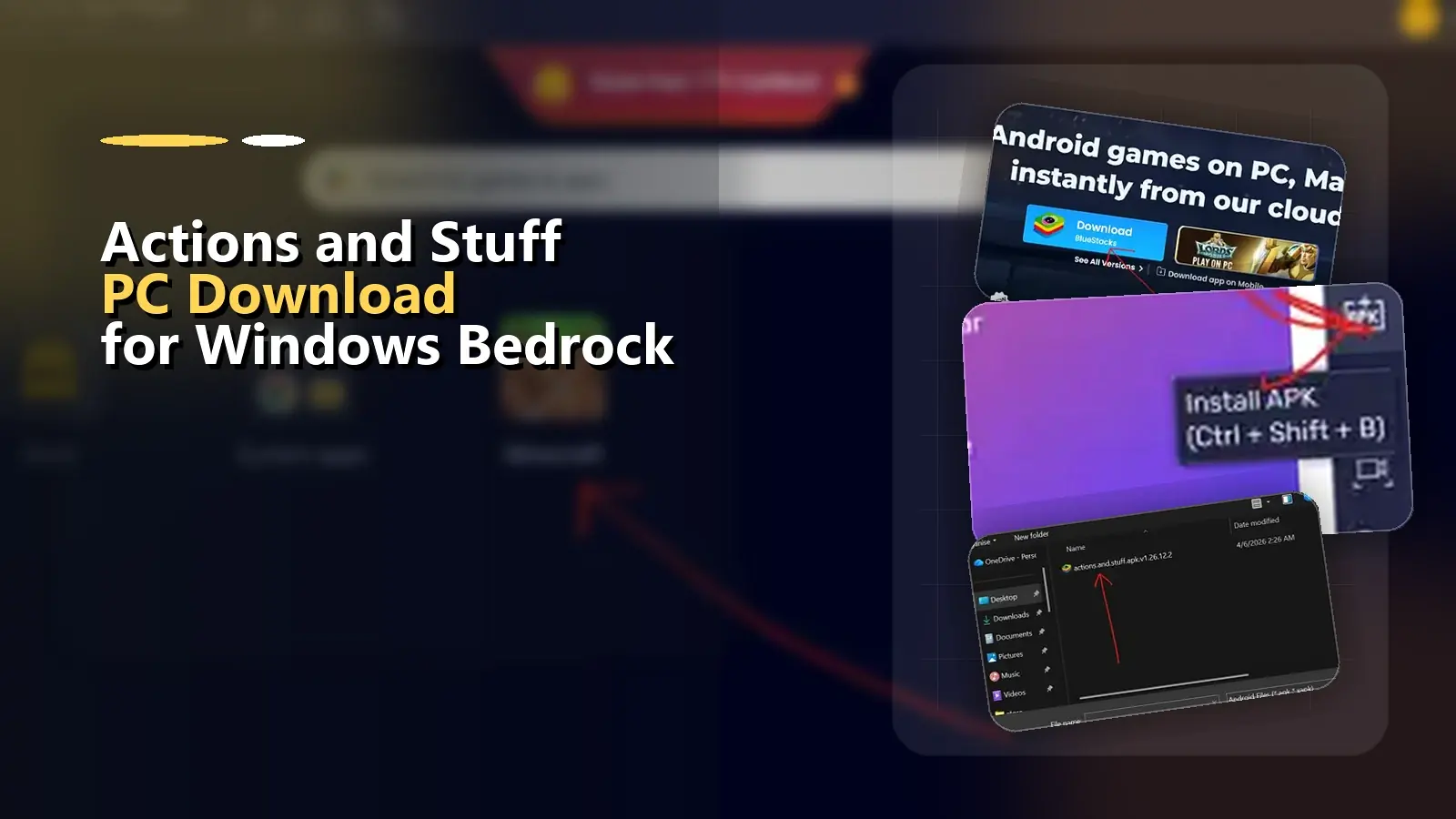 Action and Stuff PC Download Guide for Windows Bedrock