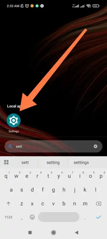 Android settings search for install unknown apps option